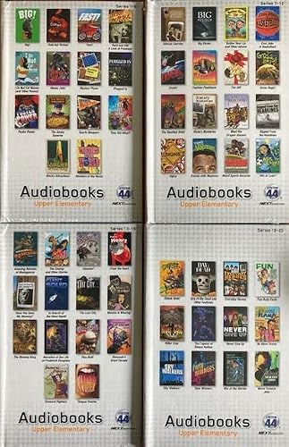 System 44 Next Generation Set of 4 Audiobooks - Upper Elementary Series 1-6, Series, 7-12, Series 13-18 & Series 20-25