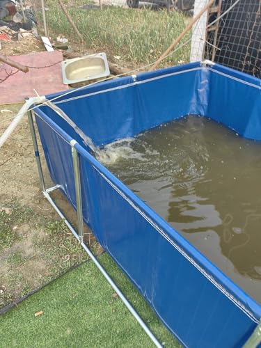 Tanque de agua con estructura galvanizada y diseño plegable elevado 3