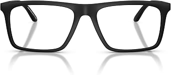 Emporio Armani Mens Ea3253f Low Bridge Fit Square Prescription Eyewear Frames