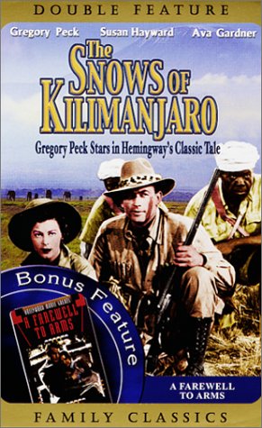Snows of Kilimanjaro & A Farewell to Arms edición USA en cinta VHS coleccionable
