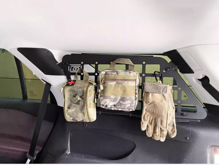 for Ford Explorer 2020-2024 Modular Storage Molle Panel Shelf Rear Trunk Car Accessories Gathering Zone