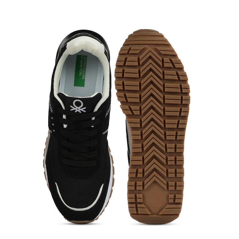 United Colors of Benetton Colorblock Lace-ups Star Sneakers - Image 4
