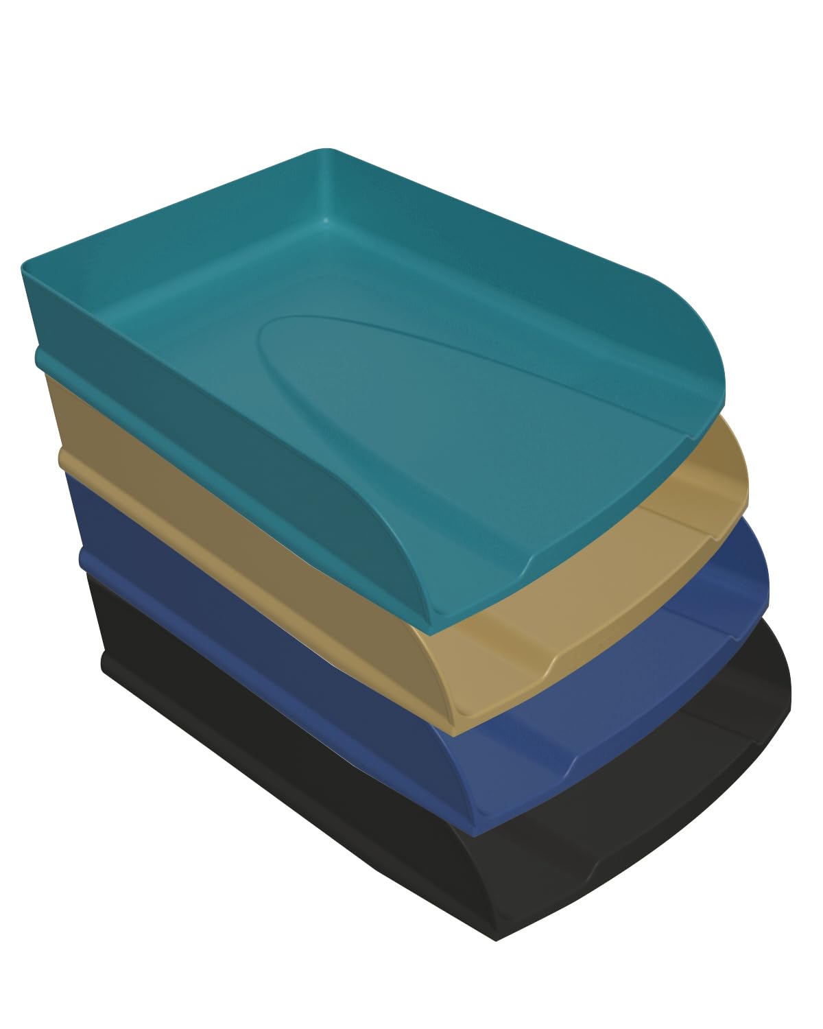 Exacompta - Ref 12327D - 1 ECOTRAY Letter Tray - Useful Dimensions - View #5