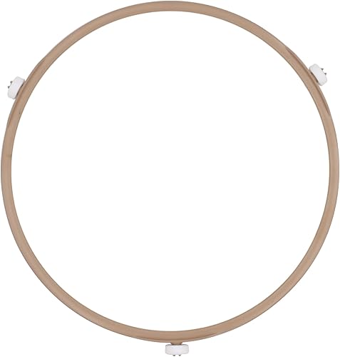 Placa giratoria de vidrio para microondas, soporte de rodillo, anillo de montaje, base de soporte, altura de 0.59 pulgadas0.591 in, diámetro
