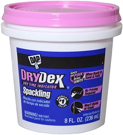 Dap 12328 DryDex Spackling Interior/Exterior, 1/2-Pint