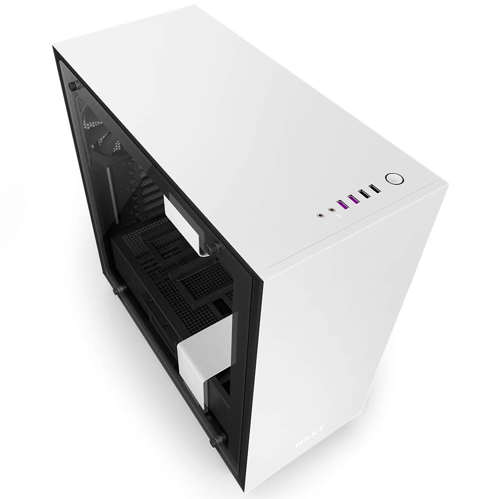 NZXT H700 CA-H700B-W1 ブラック/ホワイト NZXT H700 E-ATX Mid Tower - Tempered Glass Window - Compact PC