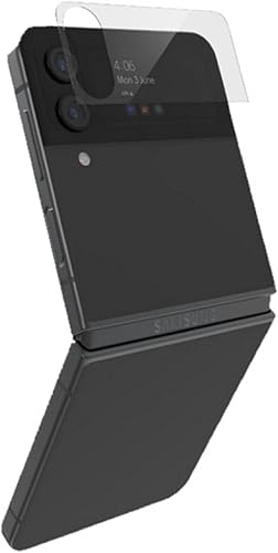 ZAGG InvisibleShield Fusion Eco para Samsung Galaxy Z Flip4 5G - Protección de pantalla híbrida flexible, materiales a base de plantas, alta