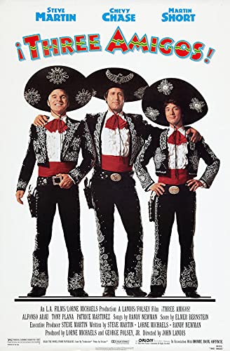 スリー・リバース　USオリジナル映画ポスター Amazon.co.jp: キャンバスポスター スリーアミーゴス（1986