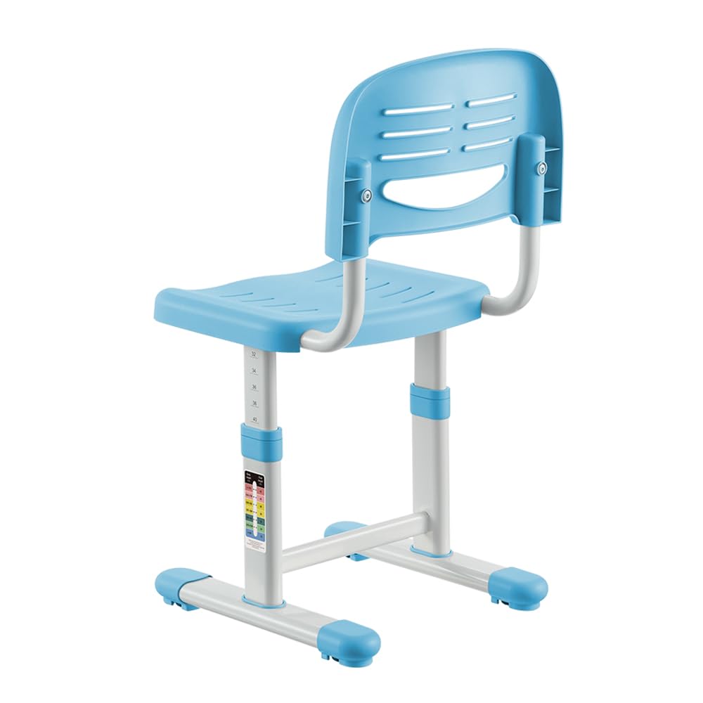 Spacetronik Kinderstuhl Höhenverstellbar ohne Rollen, Ergonomischer Kinder Schreibtischstuhl für 120–160 cm, Mitwachsend, Kinder Schreibtisch Stuhl für Kinderzimmer, Lernen & Hausaufgaben