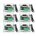 6pcs W1209 12V DC Digital Temperature Controller Board with Case Micro Digital Thermostat -50-110°C Electronic Temperature Temp Control Module Switch with 10A One-Channel Relay and Waterproof RED
