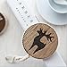 Nordic Pastoral Estilo de madera mano Caved cortina cuerda Creative magnético Clips...