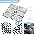 FORYEYC 15202029 Grill Grates for Oklahoma Joes Longhorn Smoker Comb Charcoal/Gas Smoke 12201767 14201767 18202083 16202046 - Heavy Duty Cast Iron Grill Parts Smoker Sides, 2-Pack