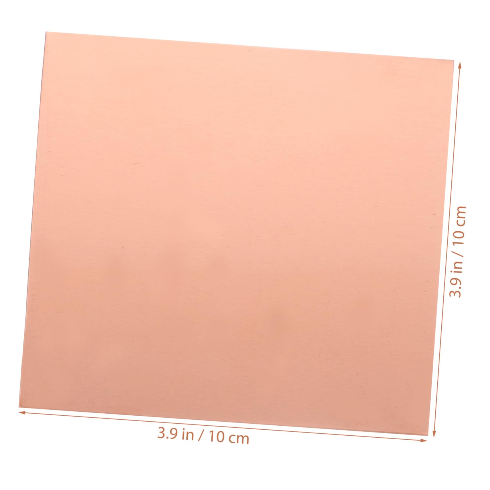 TIDTALEO Metal Sheet for Jewelry Making DIY Projects 1 Sheet Copper Plate for Craft
