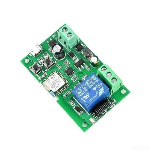 YobiLife DC 5-32V Smart Relay Module with Inching or Self-Lock Options Wi-Fi RF Remote, for Alexa for Ewelink App Control for Home and Industrial Automation