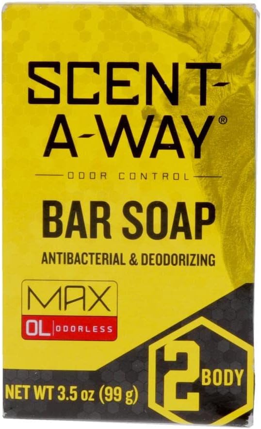 Hunters Specialties Scent-A-Way Max Bar Soap, 3.5-Ounce, Green