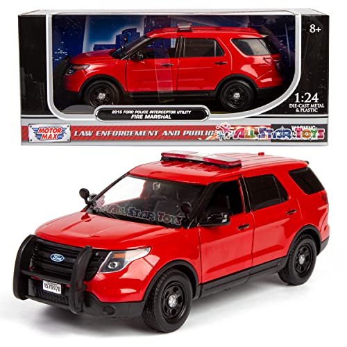 Motormax 1:24 Vehículo Policía Fire Marshal 2015 miniatura 1