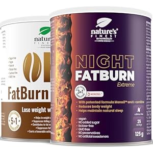 Nature’s Finest Nacht FatBurn Extreme + OK!Fatburn Koffie | Formule voor intense vetverbranding | Stimuleer de stofwisseling en energie | Ondersteuning voor gewichtsverlies | Natuurlijke ingrediënten