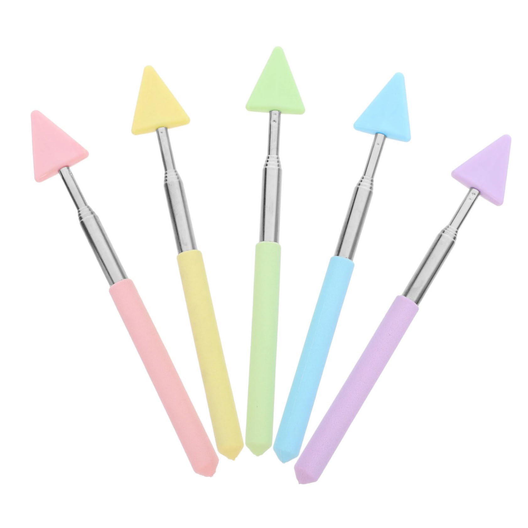 Amazon | Operitacx 5個本 教育用指示棒 伸縮可能な板指示棒 手持ちの