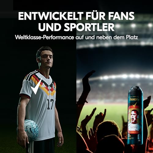 Rexona FIFA World Cup 2026TM Superstar Collection Geschenkset, Anti-Transpirant Deo-Spray für Männer, 72 h Schutz vor Schweiß und Geruch… – Ansicht 4