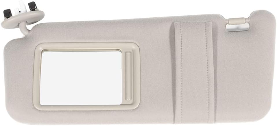SCITOO Left & Right Sides Sun Visor Assembly fit for 2006-2011 for Toyota for Camry with Sunroof (Beige)