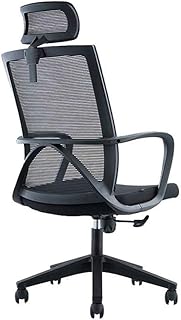 LONGJUAN-C Malla silla de oficina, sillas de oficina ergonómico, reposacabezas ajustable, silla de oficina equipo de trabajo respaldo alto, 360 ° de rotación adecuado for el hogar y la oficina Oficina