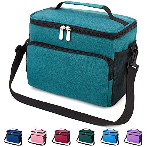 Leakproof Reusable Insulated Durable Cooler Lunch Bag - Office Work School Picnic Beach