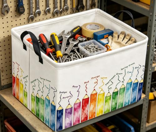 Image of Rectangle Storage Bin,Gift Basket,Room Decor(Markers)