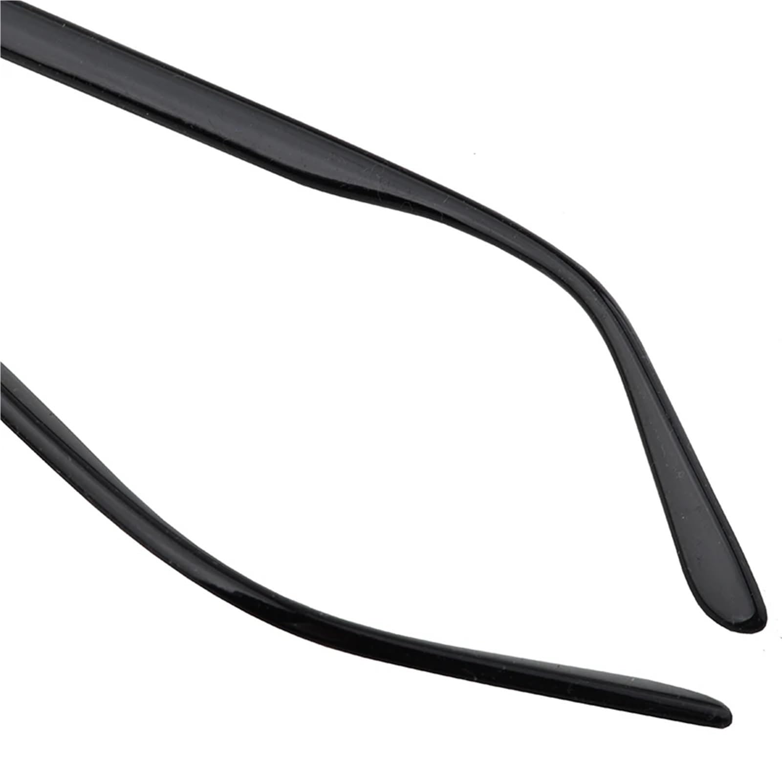 Gafas Patilla Patilla 2 pares de gafas de PC negras y marrones, gafas con bisagra de resorte for templo, accesorio de reparación de templo SPC001(Spc001 Black)