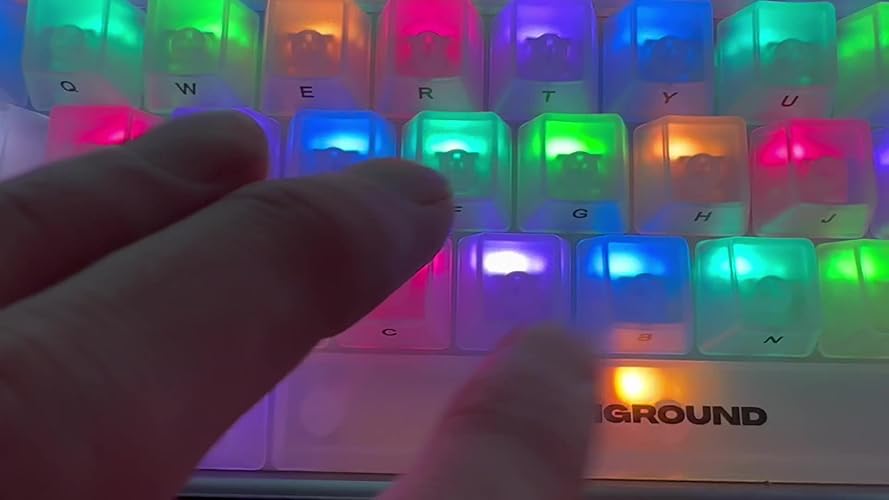 Amazon.co.jp: Higround Crystal Opal Basecamp 65%メカニカルUSB有線