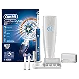 Oral-B SmartSeries 5000 elektrische Zahnbürste, mit Timer und drei Aufsteckbürsten, blau
