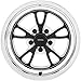 Vision 149 PATRIOT Custom Wheel - 15x4, -19 Offset, 5x114.3 Bolt Pattern, 83.1mm Hub - Gloss Black with Milled Spokes Rim