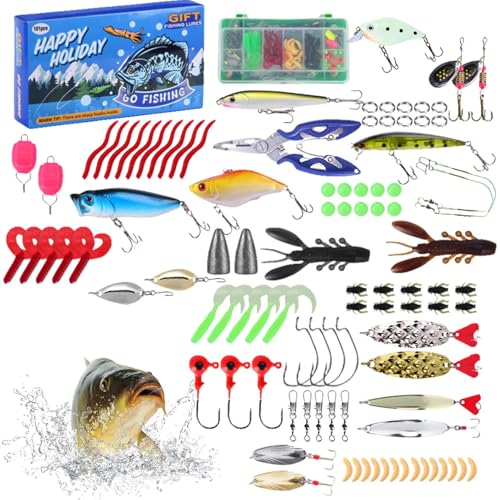 Kit de leurres pour débutants et passionnés de pêche en mer ou lac, boîte complète