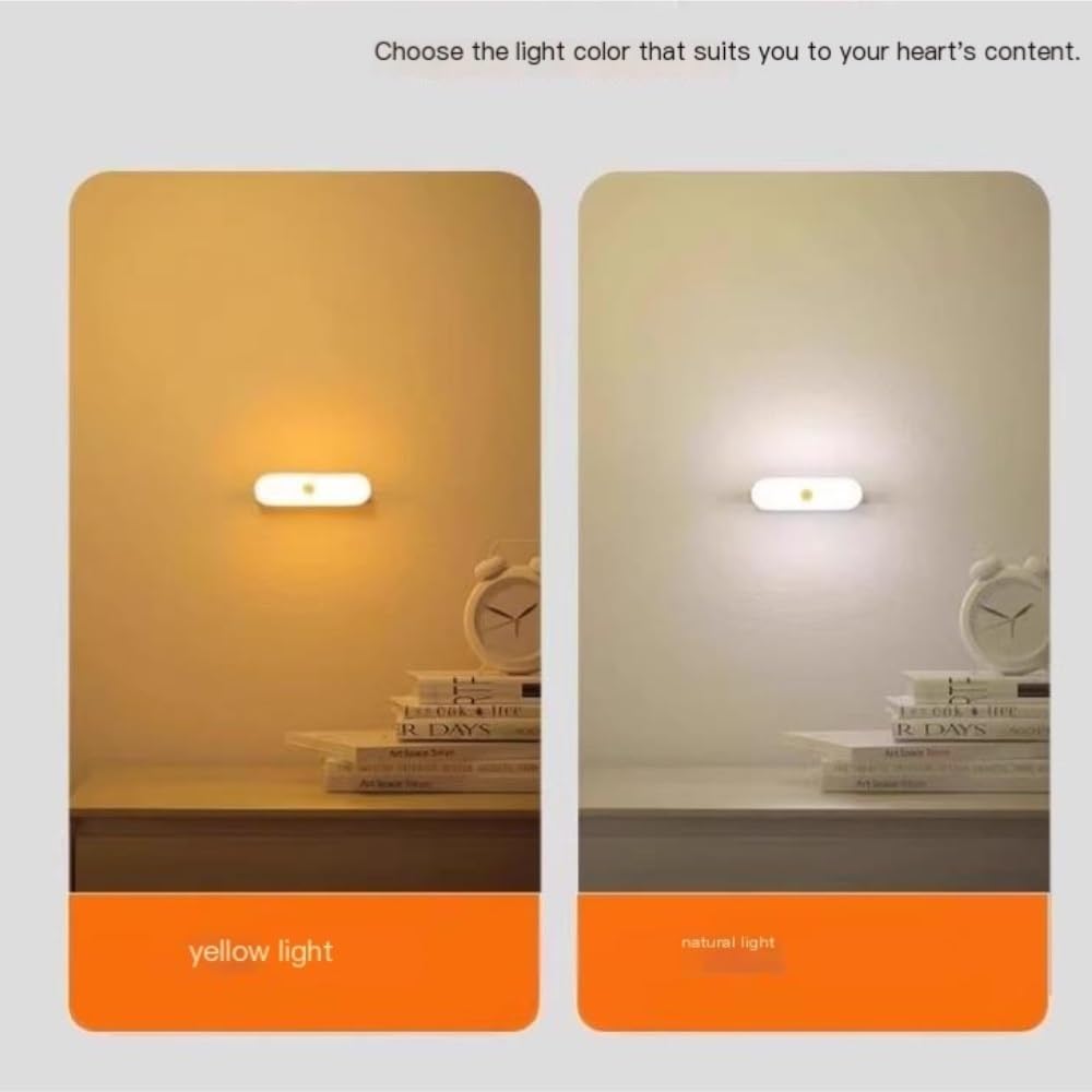 Luce notturna con sensore di movimento, lampada da parete for camera