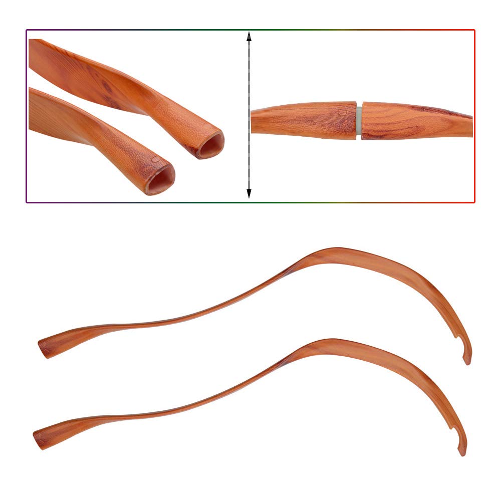 Takedown Arc Classique 20lbs Arc Long Traditionnel en Bois Chasse Adulte Débutant Tir Cible