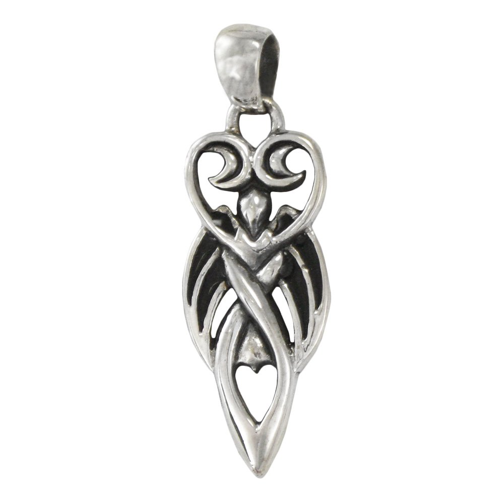 Moonlight Mysteries Goddess Venus Pendant - Sterling Silver Goddess of Love Jewelry For Women