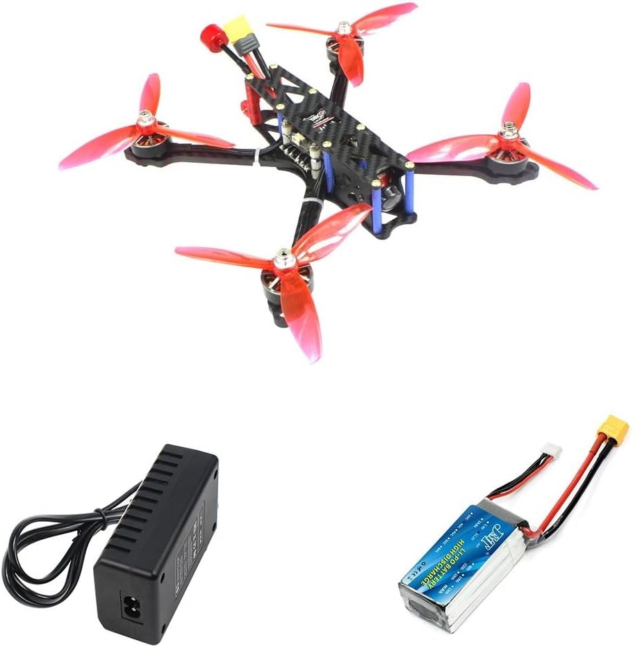 For DIY 225mm 5inch for PNP for BNF RTF FPV Racing Drone RC Quadcopter 3-4S with Ratel 2 Camera 2306-2400kv Motor 3inch Mini for Goggle(PNP with Battery)