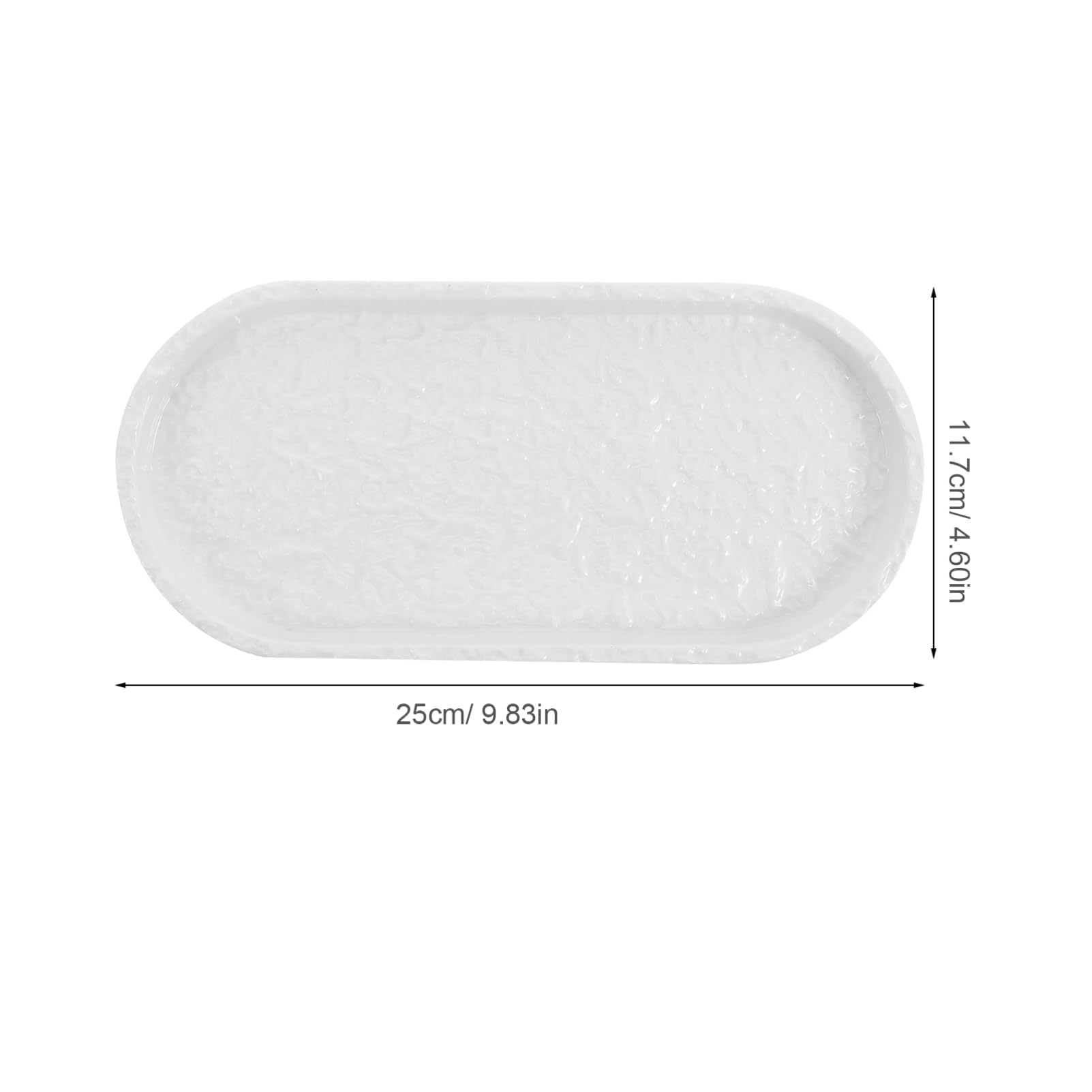 MUCKLILY Ceramic Bathroom Organizer Tray Elegant Bath Tray for Tub Countertop Vanity Capacity for Perfumes Toothbrushes and Soap Modern Design for Bathroom Decor