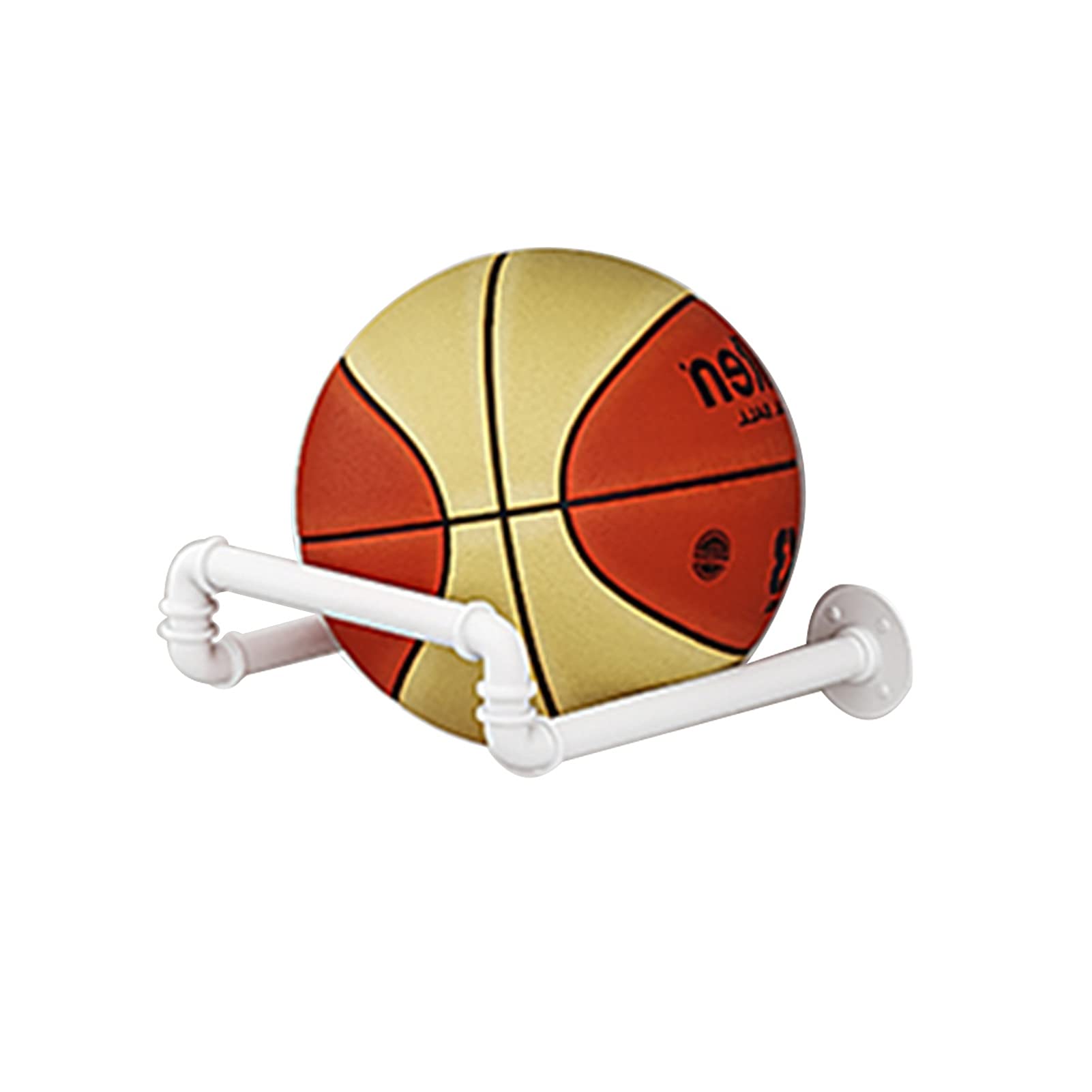 Support de rangement de basket-ball en métal mural intérieur et extérieur pour garage