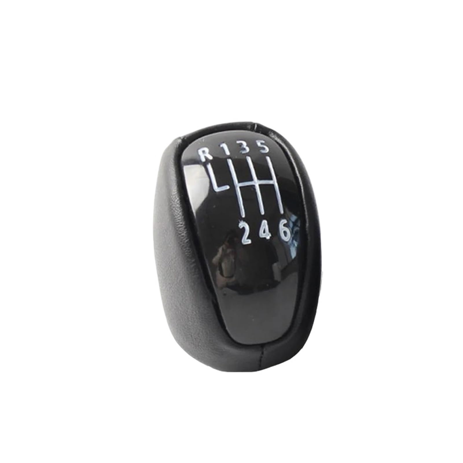 Hcpavext Black Car Gear Shift Knob Lever Stick Handball Pu Leather For Renault For Laguna Iii Mk3 2007-2015 (Black)