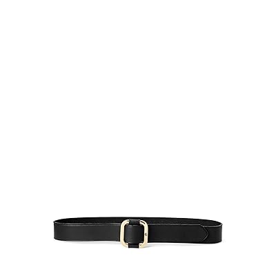 Lauren Ralph Lauren Slide Buckle Leather Belt Women