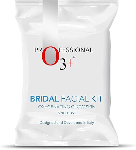 O3+ Bridal Facial Kit Oxygenating Glow Skin for Deep Cleansing, Bright &amp; Radiant Complexion Suitable for All Skin Types (4...
