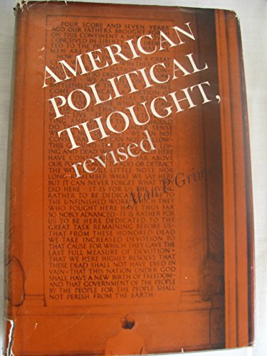 American political thought B0007DET8E Book Cover