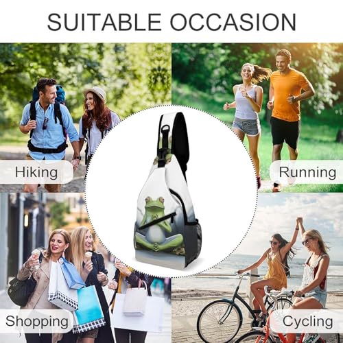 Bolso cruzado casual y deportivo para viajes y senderismo miniatura 6