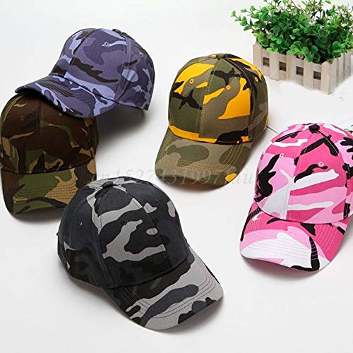 Chapeau de Soleil Casquette De Baseball À Randonnée en Plein Air Unisexe Camouflage Chapeau À Écran Solaire Respirant Respirant