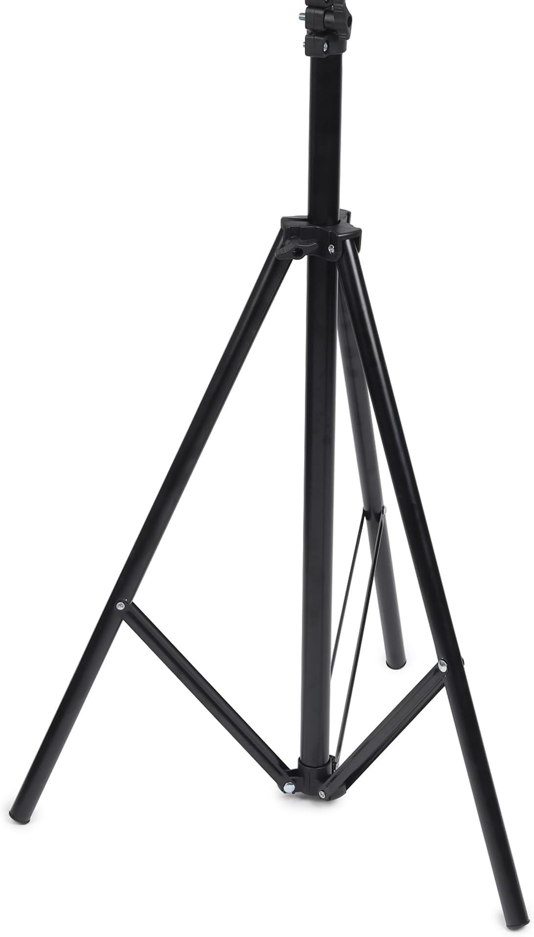 Heavy 6 feet Portable Tripod Light Stand for Ring Light, Reflector, Diffuser and Studio Photography (Black)