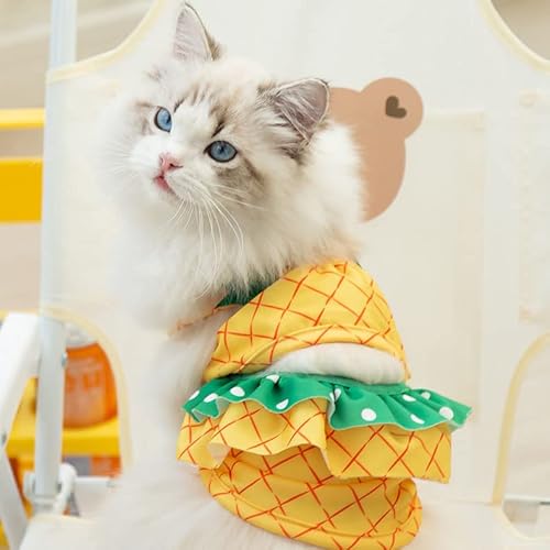 Funny Dog Swimwear Bikini Summer Dog Clothes Beach Swimsuit Puppy Bathing Suit Puppy Vest Cooling Dog Shirts Pet Shirt For Small Dog, Cat Apparel (Large, Yellow Pineapple) #TOP4
