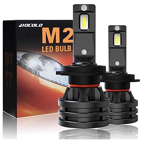 HOCOLO H7 LED Headlight Fog Driving Light Bulbs DRL w/Small Size,10000LM 6500K Cool Xenon White CREE Chips Lamp All-in-One Conversion Kit(M2 Type, H7_Fog/Low Beam) Cover