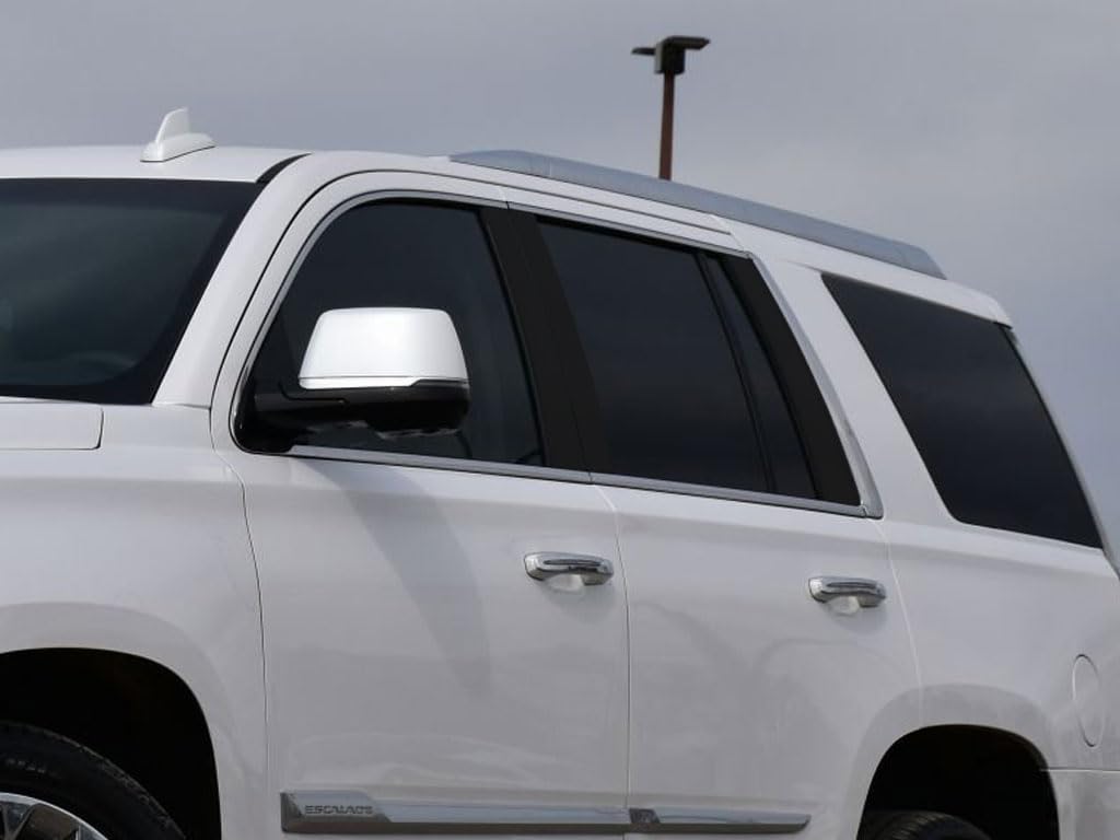 Calcomanía para poste de pilar con acabado negro brillante que renueva tu Cadillac Escalade