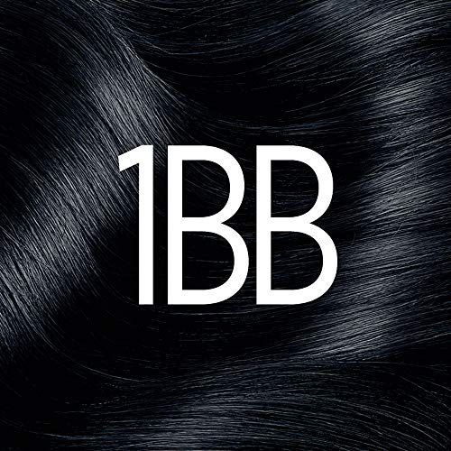 Image of L'Oreal Paris Excellence Creme Permanent Hair Color, 1BB Velvet Black, 100 percent Gray Coverage Hair Dye, Pack of 1