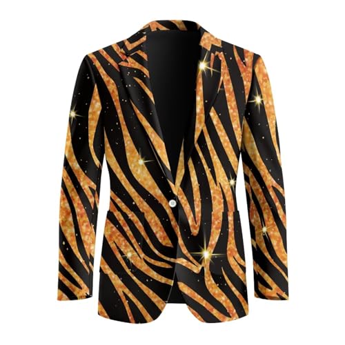 Men's Casual One Button Blazers Lightweight Jacket Sports Coat with Pockets Slim Fit Business Suit Formal Dress4